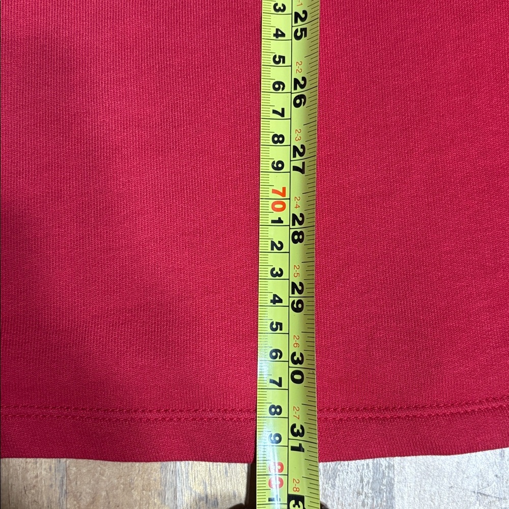 Zara Man Red 'Revive' Short Sleeve Tee - Picture 9 of 10